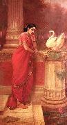 Raja Ravi Varma Hamsa Damayanti Spain oil painting artist